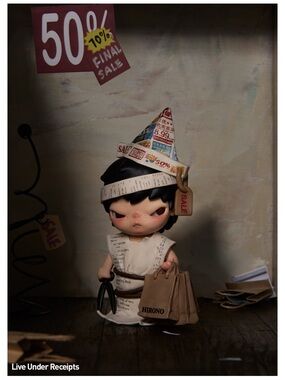 Hirono Tamed Wildgrass LIVE UNDER RECEIPTS Figure AUTHENTIC Pop Mart SEALED NIB!